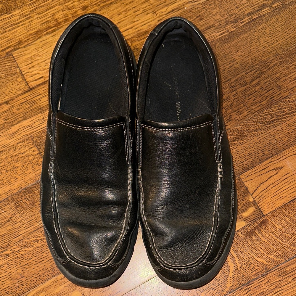Rockport XCS Black Slip-On Casual Loafers